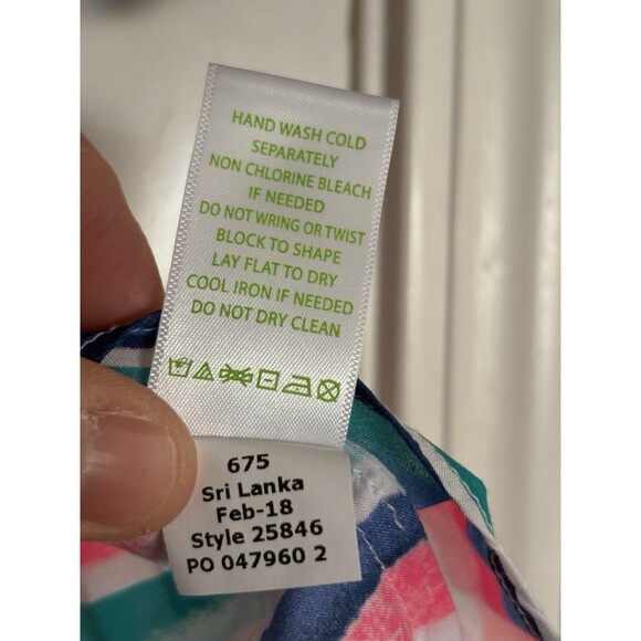 Lilly Pulitzer Sain Off Shoulder Top XL Sandy Shell Stripe NWT - Picture 5 of 5